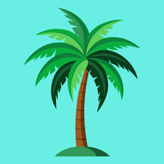 Obraz premium palm tree illustration