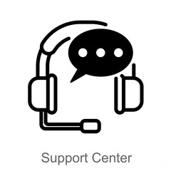 Obraz premium Support Center
