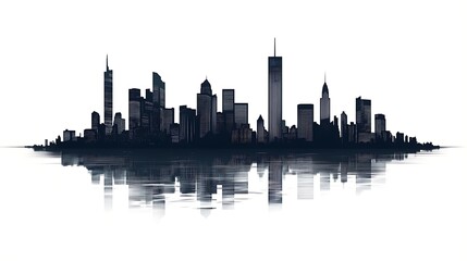 city skyline silhouette