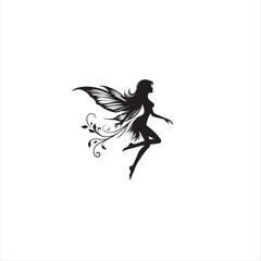 Fototapeta premium Beautiful Fairy Silhouette