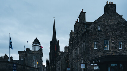 Naklejka premium Edinburgh cityscape