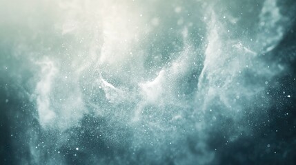Fototapeta premium White granule explosion. Abstract white dust overlay texture.