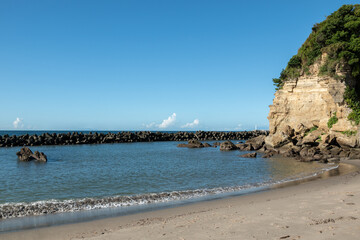 小動岬 七里ヶ浜からの風景 鎌倉市腰越