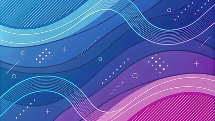 A captivating abstract gradient background showcases dynamic waves and shapes in cool blues and purples creating a modern and vibrant backdrop for creative designs.