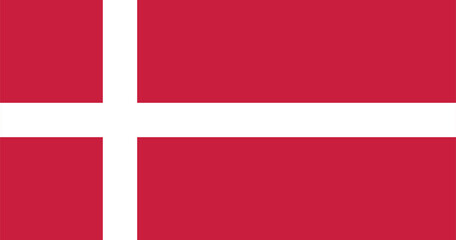 Denmark Flag Illustration