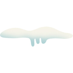 Image of snow falling without background