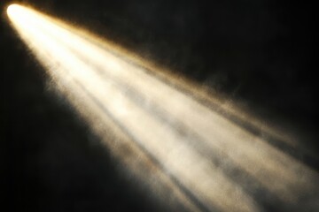 A spotlight shines through smoke and dust. Perfect for adding a dramatic or ethereal feel to your design.