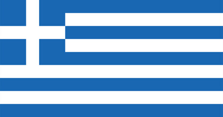 Fototapeta premium Greece Flag Illustration