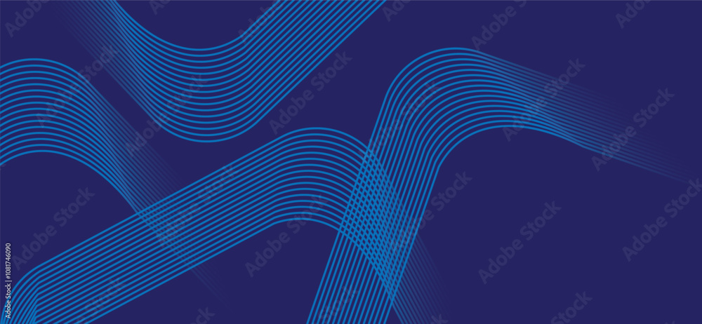 Poster abstract monochrome elegant geometric line background. lines wave abstract stripe design. abstract w
