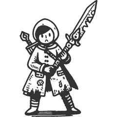 Kept from the Kingdom Vintage Illustration Vector