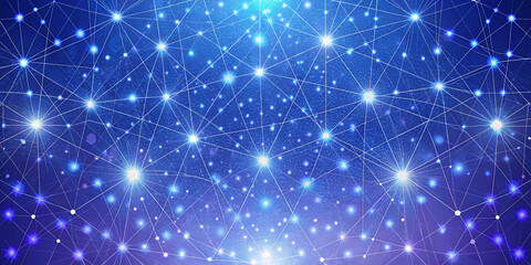 Fototapeta premium An abstract background with dotted patterns, vibrant gradients, and a digital atmosphere.