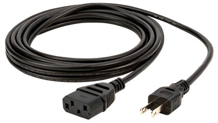 Heavy Duty Electrical Extension Cord with Outlets - AI Photo