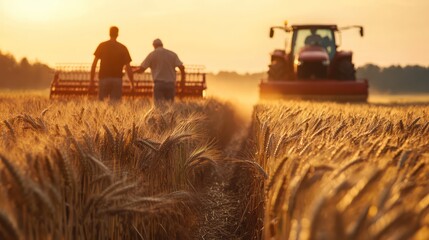 Agricultural cooperative gathering, farmers supporting one another growth
