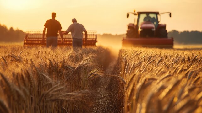 Agricultural cooperative gathering, farmers supporting one another growth