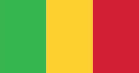 Mali Flag Illustration