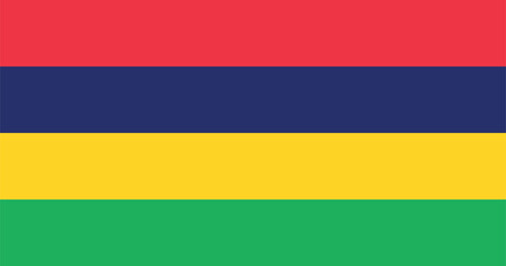 Mauritius Flag Illustration