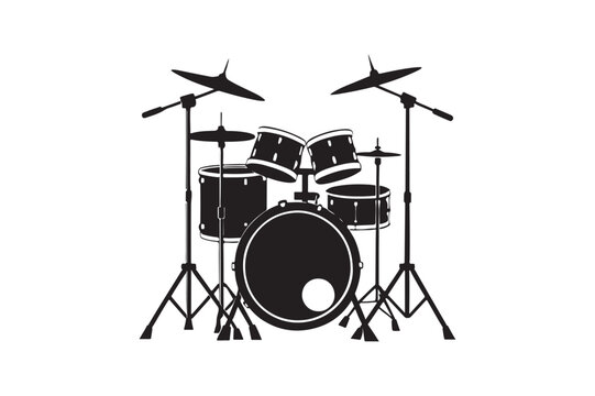Drum  Gloves silhouette  vector illustration, Drum  Gloves silhouette, Drum  Gloves silhouette PNG