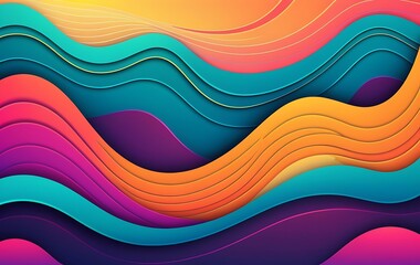 Abstract background with waves