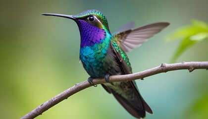 Fototapeta premium hummingbird on a branch