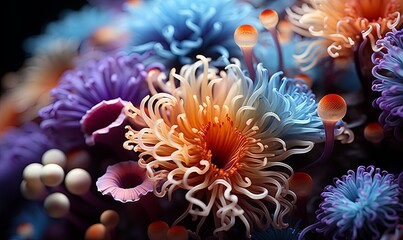 Close-Up of Vibrant Variety of Flowers