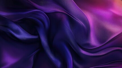 Obraz premium Abstract Background with 3D Wave Gradient Silk Fabric