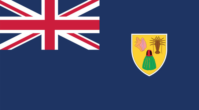 Turks And Caicos Islands Flag Illustration