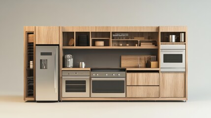 Fototapeta premium Modular appliances for easy repair and maintenance, sustainable by design