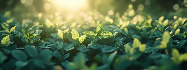 Mint in Dappled Sunlight