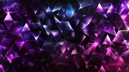 Dark Purple vector blurry triangle background. Colorful abstract illustration with gradient. A completely new template for your business design. 