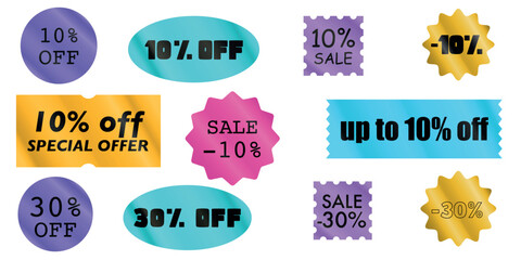 Sale tag displaying 