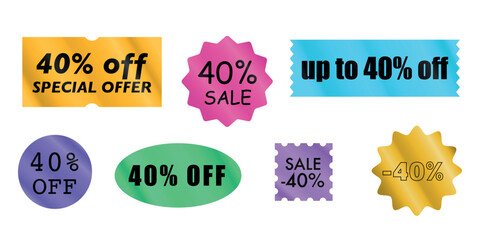 Sale tag displaying 