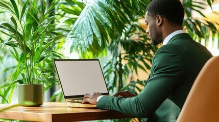 The Businessman with Laptop