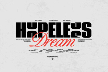 Modern streetwear graphic design t-shirt print design template