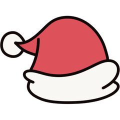 Hand drawn Christmas hat