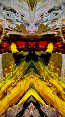 Abstract art background . Hand painting artwork on canvas . 