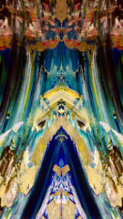 Abstract art background . Hand painting artwork on canvas . 