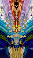 Abstract art background . Hand painting artwork on canvas . 