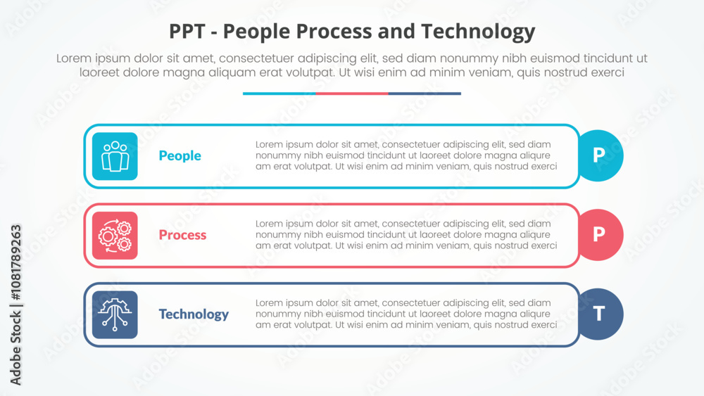 Aufkleber ppt framework infographic concept for slide presentation with outline rectangle box and circle edge 