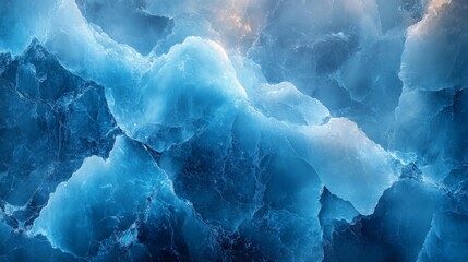 Iceberg formation in arctic ocean abstract nature image cool color palette high-resolution view aesthetic concept for digital art