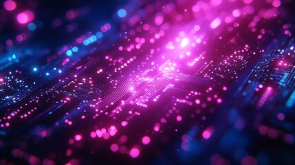 Abstract science or technology background. Graphic design. Network illustration with particle. 3D grid surface
