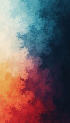 Fototapeta premium Faint Grainy Noise and Gradient Layered to Achieve a Modern Abstract Look with Subtle Texture and Visual Appeal.