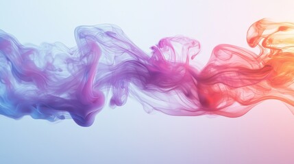 Soft pastel aura on white background for branding mystical vibe