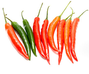 chili pepper on a white background