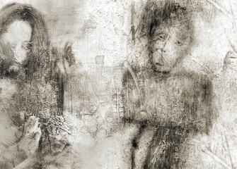 ai-augmented hand-drawn figures