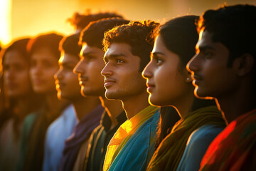 Group of indian youth