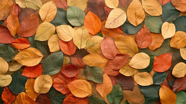 background with yellow autmn leaves