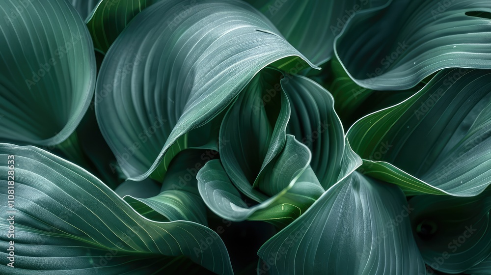 Poster abstract nature-inspired background with smooth lines