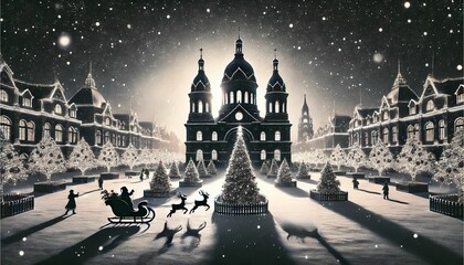 Obraz premium Christmas festivals in different countries