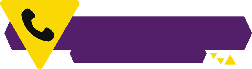 Obraz premium Contact Us Label