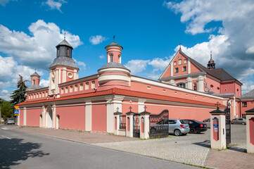 Sanctuary of St. Anthony of Padua in Ostrołęka. Masovian Voivodeship, Poland